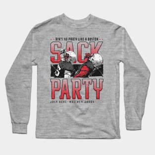 Matt Judon & Josh Uche New England Sack Party Long Sleeve T-Shirt